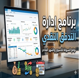 توقع أرباحك | برنامج إدارة التدفق النقدي الأسبوعي والشهري
